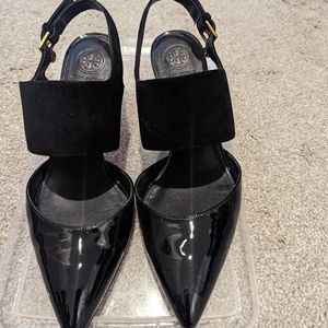 Tory Burch heels. Size 7. Black